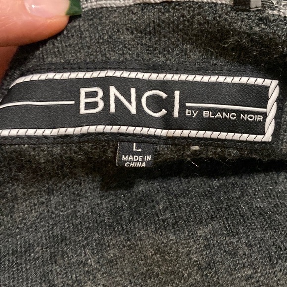 BNCI | By Blanc Noir | Hooded | Long | Sweater | Cardigan | Size: L - Picture 4 of 16